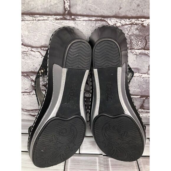 ALEGRIA Lara Pewter Mosaic LAR-780 Slip-On Comfort Sandals Women Sz 38EU/7.5M US - Picture 13 of 16